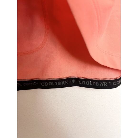 Coolibar Shirt Hightide Long Sleeve Swim Rash Guard UPF 50+ Men’s XXL Orange - Picture 4 of 8